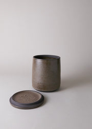 Small Canister in Tortoise Shell - Victoria Morris
